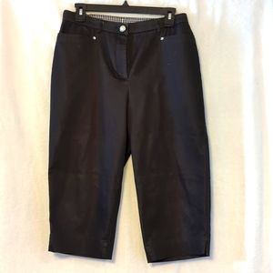 TanJay Lightweight Black Capris Pants